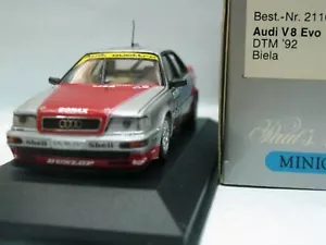 WOW EXTREMELY RARE Audi V8 Quattro Evo Biela Nurburg DTM 1992 1:43 Minichamps - Picture 1 of 3