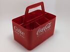 Coke Cola Red Plastic King Size 6 Pack Carrier Reusable