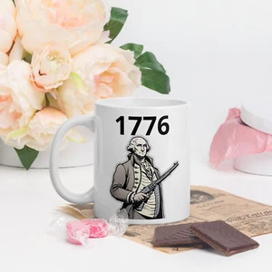 George Washington 1776 Kaffee/Teebecher 11 Unzen Tasse (Geschichte, 2ND, 2A - Bild 1 von 3