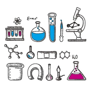 Naklejki laboratoryjne Student Dziecko Nauka Laboratorium Temat edukacyjny Dekoracja klasy - Zdjęcie 1 z 12