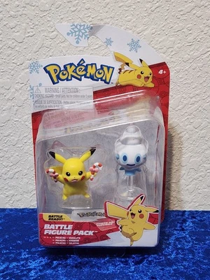 Figura de Batalla Pokémon 2023 Pikachu Vanillite Invierno Exclusivo Nuevo En Caja Foto 1 de 2