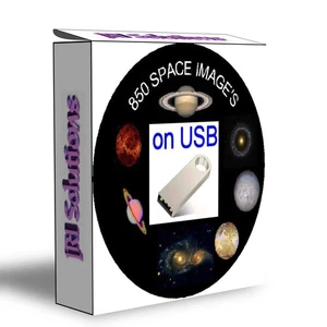 850 Imágenes Espaciales Planetas Galaxias Estrellas Sol Luna USB Foto Astronomía Colección - Imagen 1 de 1
