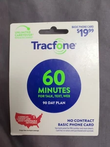 TracFone 60 Minutes For Talk Text Web 90-day Plan - Picture 1 of 1
