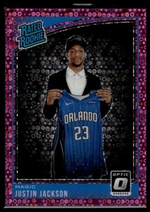 2018-19 Donruss Optic #183 Justin Jackson Fast Break Pink #/20 - Picture 1 of 2