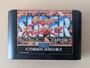 Super Street Fighter II 2 Sega Mega Drive Megadrive Game UK PAL Cartridge Capcom - Picture 1 of 4