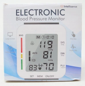 Quality Choice Electronic Wrist Blood Pressure Monitor Silver - Picture 1 of 2