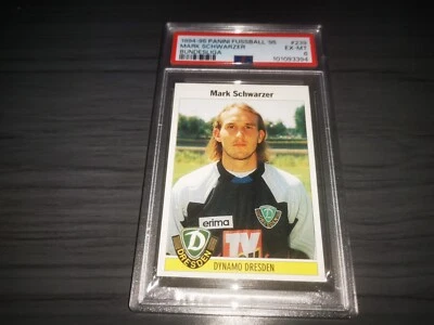 Mark Schwarzer 1994 Panini Fussball 95 Dynamo Dresden наклейка PSA 6 #239 - Изображение 1 из 2