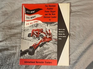 International Harvester Sherman Panther Power Digger Loader Brochure 1950's - Picture 1 of 3