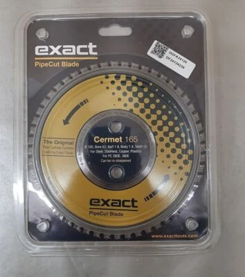 Exact 7010497 Cermet 165 PipeCut Blade para PC 280E, 360E - Diámetro 62, dientes 52 Foto 1 de 3