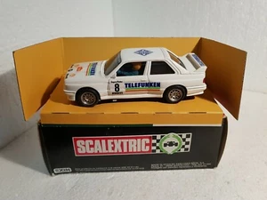 qq 4090 EXIN SCALEXTRIC BMW M3 23º RALLY CATALUNYA 1987 #8 PEP BASSAS TELEFUNKEN - Imagen 1 de 3
