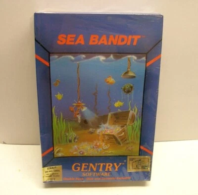 RARE Sea Bandit by Gentry Software for Atari 400/800 - NEW - Image 1 of 2