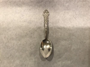 "Cucharadita de plata esterlina Gorham Versailles muy rara 5 7/8"" monograma N 1890 Angel" - Imagen 1 de 9