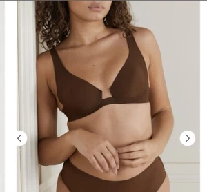 Skims Naked Plunge Bra in Smokey Quartz NWT Size 36B - Picture 1 of 6