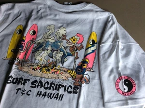 80er Jahre T&C Surf Designs T-Shirt Herren X Large weiß - Bild 1 von 2
