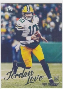 2020 Panini Chronicles Luminance Jordan Love Rookie Football Card Packers #204 - Picture 1 of 2