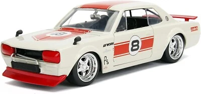 1971 NISSAN SKYLINE 2000 GT-R No.8 - JADA JAD30003 1/24 - Photo 1/4