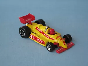 Matchbox F-1 Racer gelbe Karosserie Goodyear Racing Spielzeug Modellauto Chrom Überrollbügel - Bild 1 von 1