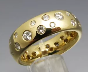 DESIGN MATURO - CLASSE CIELO STELLATO BRILLANTE - ORO 750 - BELLISSIMA....... - Foto 1 di 8