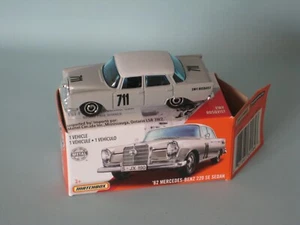 Mercedes-Benz 220 1962 sedán Rally Rosqvist modelo de coche de juguete 70 mm caja de EE. UU. - Imagen 1 de 2