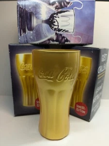 McDonald's Coca Cola Glas 2016 Gold Sonderedition NEU OVP - Bild 1 von 5