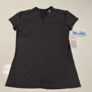 Vaportex Lucky In Love Top Damen S tailliert Tennis Active Neu mit Etikett schwarz - Bild 1 von 7
