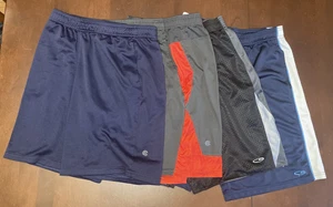 Boys Lot of 4 Champion Athletic Shorts XL 16-18 C9 Basketball Blue Gray Solid - Picture 1 of 24