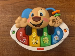 Fisher Price Laugh & Learn Puppy's Piano Lights Up Songs English / Spanish - Picture 1 of 5
