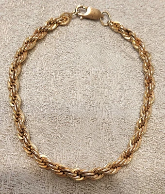 Pulsera cadena 14/20 vintage llena de oro Foto 1 de 4