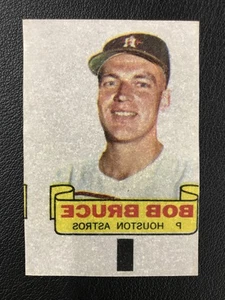1966 Topps Rub-Offs Bob Bruce Houston Astros - Imagen 1 de 2