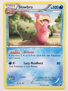 Slowbro 24/108 VLP - Tarjeta Pokémon Exploradores Oscuros - Arte Kouki Saitou - Imagen 1 de 3