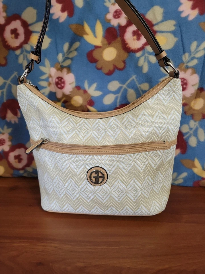 Bolso de hombro de paja Giani Bernini Foto 1 de 4