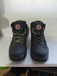 Brahma HERREN SCHWARZ WASSERDICHT STAHLKAPPE ARBEITSSTIEFEL Leder GRÖSSE 10,5 Gebraucht - Bild 1 von 6