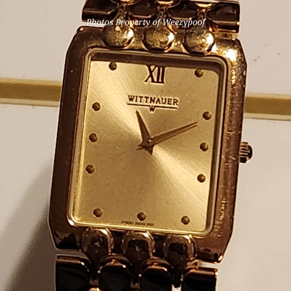 Swiss Wittnauer HT8057 Men's Casual Watch  G/P Gold Dial  - Image 1 of 4