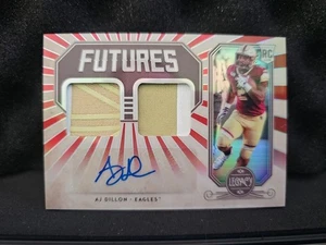 AJ Dillon 2020 Futures Rookie parche doble automático #'d/100 RPA RC Packers - Imagen 1 de 2