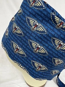 Men/Women Surgical Scrub Cap Lined New Orleans 100% Cotton Fabric - Picture 1 of 3