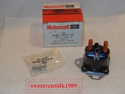‘NOS’ Ford / Motorcraft Relay # E9TZ-11450-B .. (SW-1951-C) .. USA MADE - Image 1 of 4