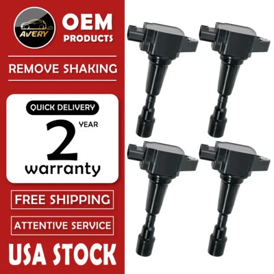 Pack of 4 Ignition Coil Pack For 2011-2014 Mazda 2 1.5L L4 UF655 ZJ2018100A Foto 1 de 4