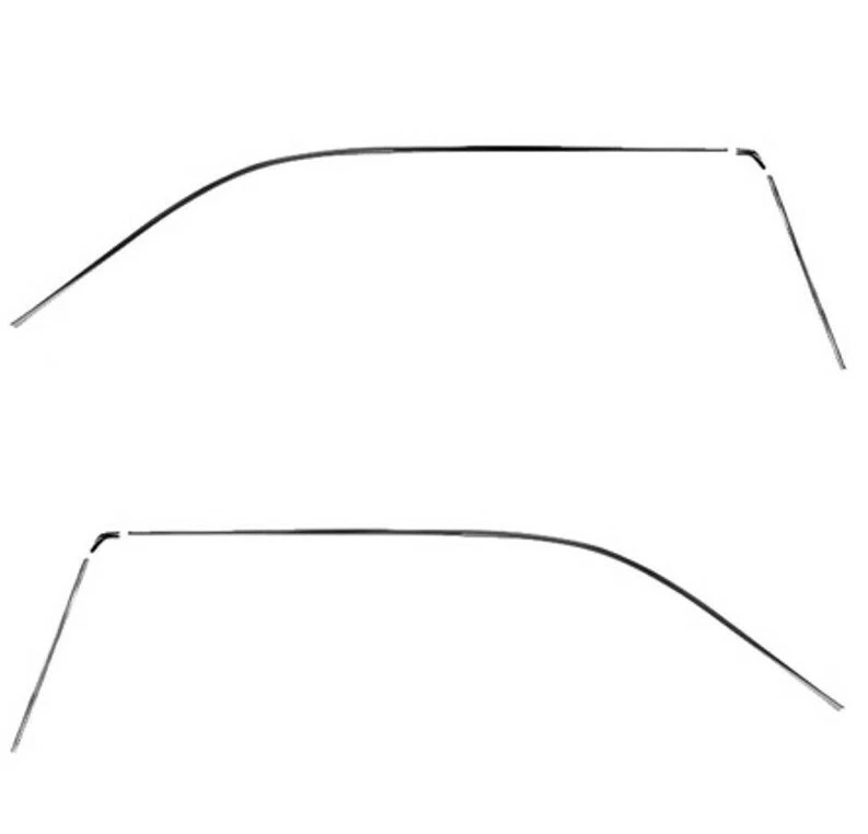 1967 1968 1969 Camaro Firebird Roof Drip Rail Molding Trim 6 PCS RH+LH M1050A Foto 1 de 1