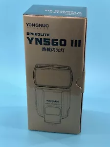 YONGNUO YN560 III Wireless Flash Speedlite Speedlight for Canon Nikon Pentax - Picture 1 of 4