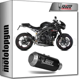MIVV SCARICO RCN MK3 CARBONIO TRIUMPH SPEED TRIPLE R RS 2018 18 2019 19 2020 20 - Foto 1 di 4