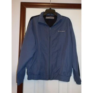 Perry Ellis America Blue Lightweight Zip-Up Jacket Windbreaker Athletic Size M - Picture 1 of 4
