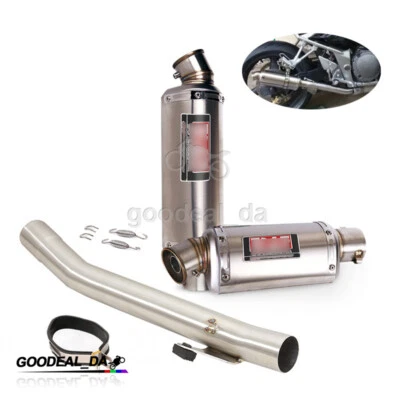 For Suzuki Bandit 600 GSF600 1200 1995-2006 Middle Exhaust Pipe Muffler Silencer - Image 1 of 4