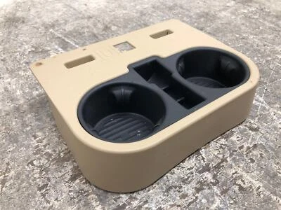 2015-2018 FORD F150 FRONT LOWER FLOOR CUP HOLDER INSERT FL3B18600D00 CAMEL OEM Foto 1 de 4