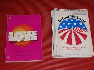VINTAGE KONVOLUT (15) TEILE NOTEN / LIEDERBÜCHER 70ER JAHRE LOVE OTIS SKILLINGS - Bild 1 von 4