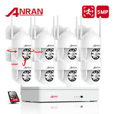 ANRAN Überwachungskamera Set CCTV 5MP Funk IP Kamera System Außen IR Nachtsicht