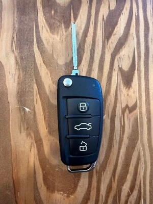 Audi Q7 2015 mando a distancia de 4 botones llave abatible Switchblade Foto 1 de 4