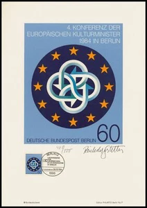 EDIZIONE ARTISTICA 1984 BERLINO 721 CONFERENZA EUROP MINISTRO DELLA CULTURA - Ltd. 500!! - Foto 1 di 3
