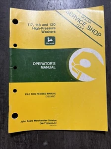 John Deere 117 118 & 120 Operators Manual OM-TY20655 Issue G7 - Picture 1 of 4