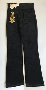 Christian Audigier Women's Pants CA0042P Cotton Blend Black Size XS - Picture 1 of 9