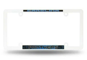 Carolina Panthers Plastic License Plate Frame - Picture 1 of 1